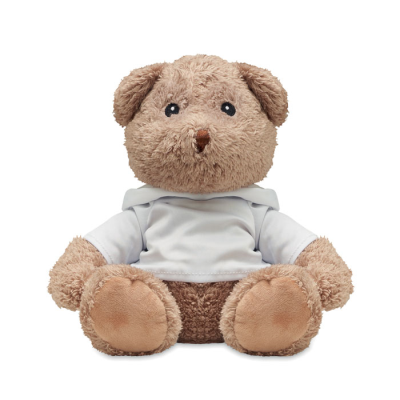 Picture of TEDDY BEAR PLUSH in White.