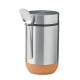 Picture of DOUBLE WALL STORAGE JAR 400 ML in Silver