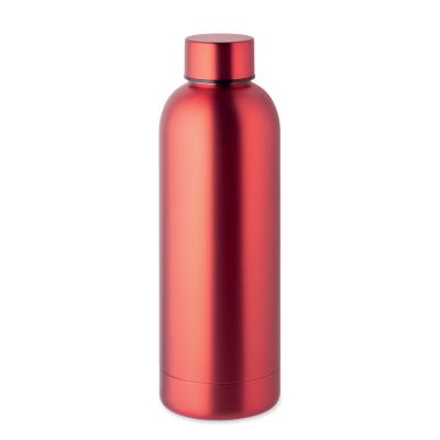 Picture of DOUBLE WALL BOTTLE 500 ML in Red.