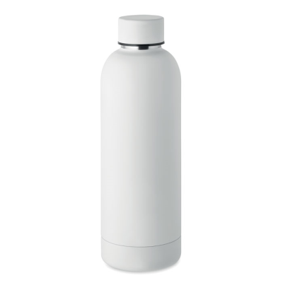 Picture of DOUBLE WALL BOTTLE 500 ML in White.