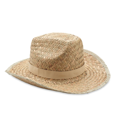 Picture of NATURAL STRAW COWBOY HAT in Brown.