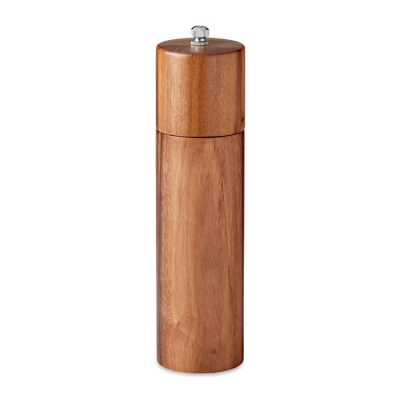 Picture of PEPPER GRINDER in Acacia Wood in Brown.