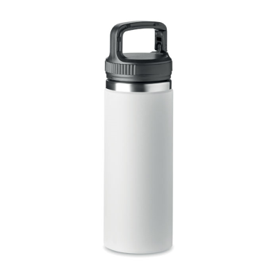 Picture of DOUBLE WALL FLASK 500 ML in White.