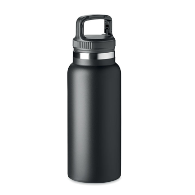 Picture of DOUBLE WALL FLASK 970 ML in Black.