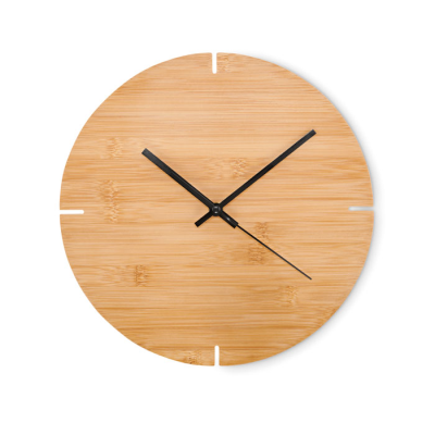 Picture of ROUND SHAPE BAMBOO WALL CLOCK