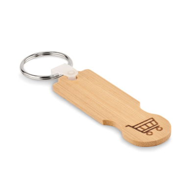Picture of BAMBOO EURO TOKEN KEYRING