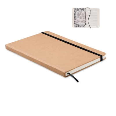 Picture of A5 NOTE BOOK RECYCLED CARTON in Brown