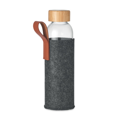 Picture of GLASS BOTTLE 500ML in Dark Grey.