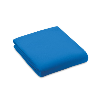 Picture of RPET FLEECE BLANKET 130GR & M² in Blue