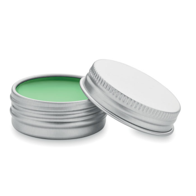 Picture of VEGAN LIP BALM in Round Tin in Green.