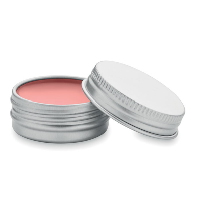 Picture of VEGAN LIP BALM in Round Tin in Pink.