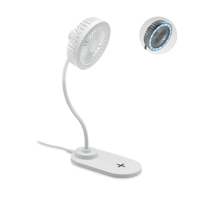 Picture of DESK TOP CHARGER FAN with Light in White