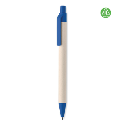 Picture of MILK CARTON PAPER BALL PEN in Blue