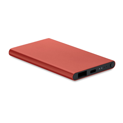 Picture of 4000 MAH POWER BANK TYPE C in Red