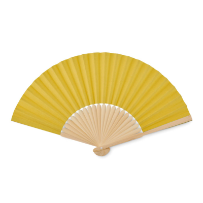 Picture of MANUAL HAND FAN in Yellow