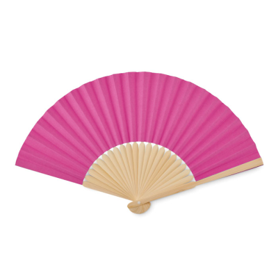 Picture of MANUAL HAND FAN in Fuchsia.