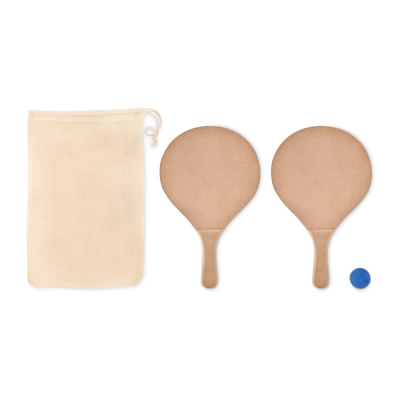 Picture of BEACH TENNIS SET in Brown.