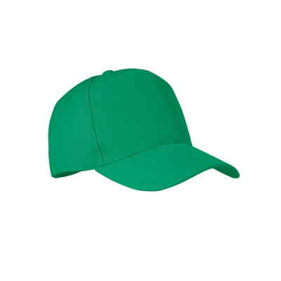 Picture of RPET 5 PANEL BASEBALL CAP in Green