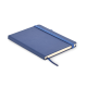 Picture of RECYCLED PU A5 LINED NOTE BOOK in Blue