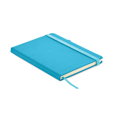 Picture of BONDED LEATHER A5 NOTE BOOK in Blue