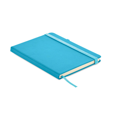 Picture of BONDED LEATHER A5 NOTE BOOK in Blue.