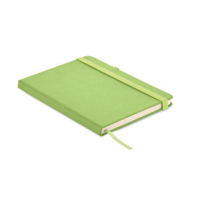 Picture of BONDED LEATHER A5 NOTE BOOK in Green.