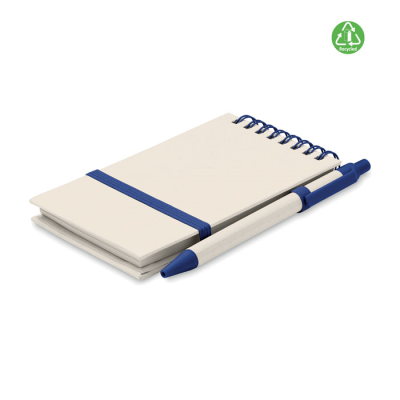 Picture of A6 MILK CARTON NOTE BOOK SET in Blue.