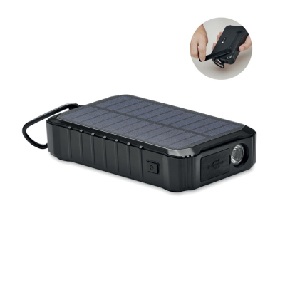 Picture of 8000 MAH SOLAR KINETIC DYNAMO DYNAMO CHARGER in Black