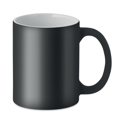 Picture of MATT COLOUR MUG 300 ML in Black.