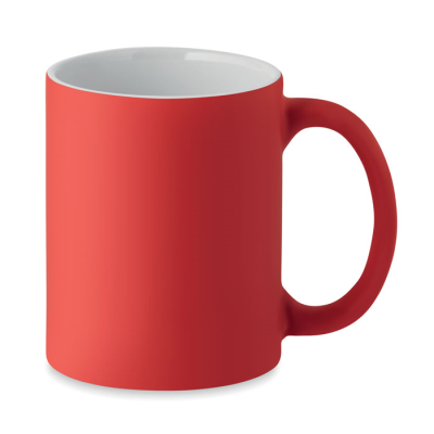 Picture of MATT COLOUR MUG 300 ML in Red.