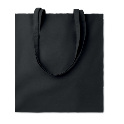 Picture of ORGANIC COTTON SHOPPER TOTE BAG EU in Black