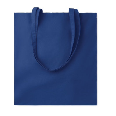 Picture of ORGANIC COTTON SHOPPER TOTE BAG EU in Blue