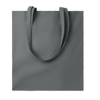 Picture of ORGANIC COTTON SHOPPER TOTE BAG EU in Grey