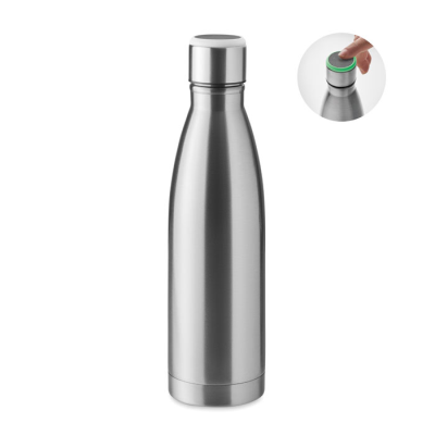 Picture of DOUBLE WALL BOTTLE 500 ML in Silver.
