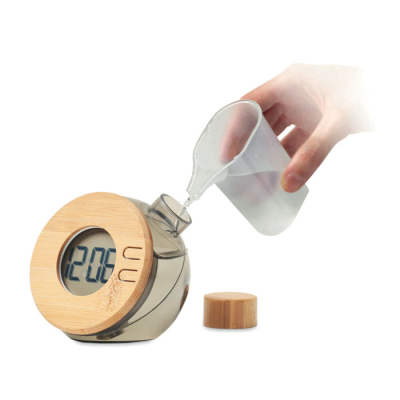 Picture of WATER POWERED BAMBOO LCD CLOCK