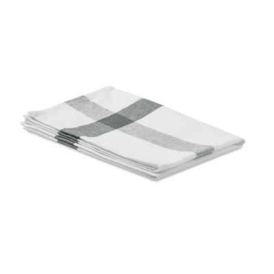 Picture of RECYCLED FABRIC KITCHEN TOWEL in Grey.