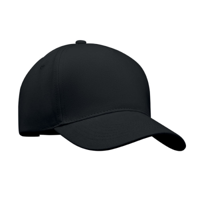 Picture of 5 PANEL BASEBALL CAP in Black