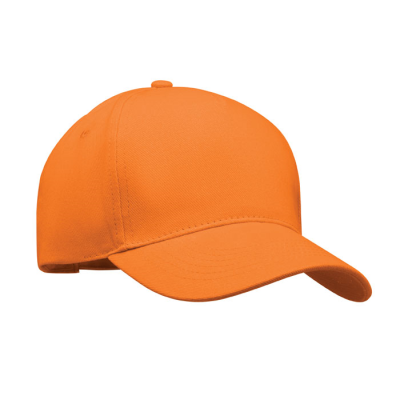 Picture of 5 PANEL BASEBALL CAP in Orange