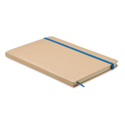 Picture of A5 RECYCLED CARTON NOTE BOOK in Blue.