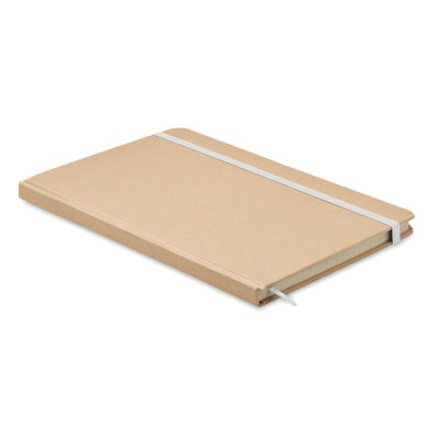 Picture of A5 RECYCLED CARTON NOTE BOOK in White.