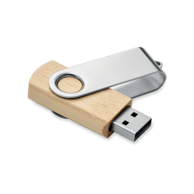 Picture of TECHMATE BAMBOO USB 16GB MO6898-40 in Brown