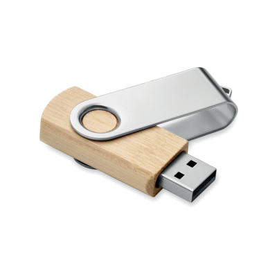 Picture of TECHMATE BAMBOO USB 4GB in Brown