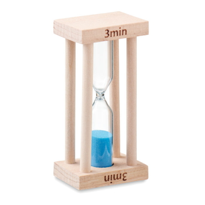 Picture of WOOD SAND TIMER 3 MINUTES in Brown