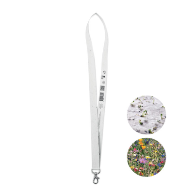 Picture of SEEDS PAPER LANYARD W & HOOK