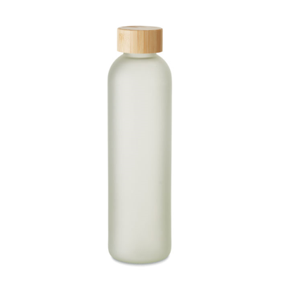 Picture of SUBLIMATION GLASS BOTTLE 650ML in White.