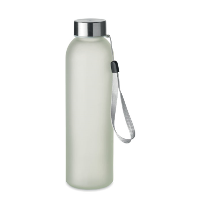 Picture of SUBLIMATION GLASS BOTTLE 500ML in White.