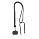 Picture of RPET MOBILE PHONE HOLDER LANYARD in Black