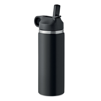 Picture of DOUBLE WALL BOTTLE 500 ML in Black.