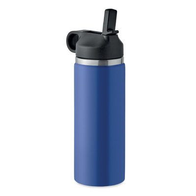 Picture of DOUBLE WALL BOTTLE 500 ML in Blue.