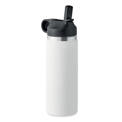 Picture of DOUBLE WALL BOTTLE 500 ML in White.